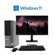 Rent to own Dell Optiplex 7010 Desktop Tower Core i5 3.20GHz 16GB 1TB HDD DVD Windows 11 Pro - Refurbished with 19" LCD Monitor