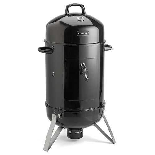 Rent to own Cuisinart - Vertical 18" Charcoal Smoker - Black