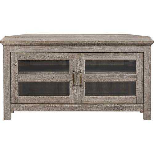 Rent to own Walker Edison - Corner TV Cabinet for Most TVs Up to 48" - Driftwood
