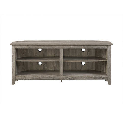 Rent to own Walker Edison - Corner Open Shelf TV Stand for Most Flat-Panel TV's up to 60" - Driftwood