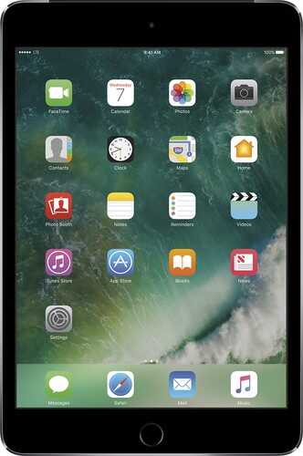 Apple - iPad mini 4 Wi-Fi + Cellular 16GB (Sprint) - Space Gray