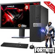 Rent to own Gaming Dell OptiPlex 3040 Small Form Computer Desktop PC Core i5 Processor, 8GB ddr4 Ram, 500GB HDD, 512 GB NVMe SSD, AMD Radeon RX 550 Phoenix 4GB GDDR5, New 19" LCD, WiFi, Windows 10 (Refurbished)