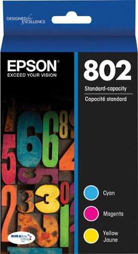 Rent to own Epson - 802 Standard Capacity Ink Cartridges - Cyan/Magenta/Yellow