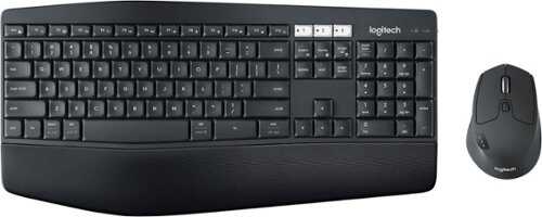 Rent to own Logitech - MK850 Performance Wireless Keyboard and Optical Mouse - Black