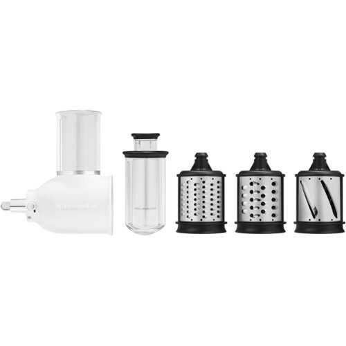 Rent to own Fresh Prep Slicer/Shredder Attachment for KitchenAid Stand Mixers - White