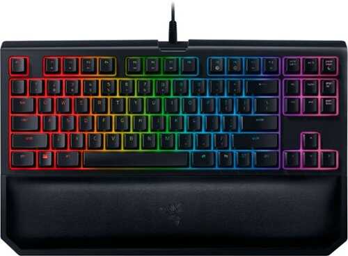 Rent to own Razer - BlackWidow Chroma V2 Tournament Edition Wired Gaming Mechanical Switch Keyboard with RGB Back Lighting - Black