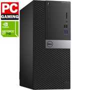 Rent to own Dell Gaming Computer OptiPlex 3040 Core i3-6th gen Processor, 16GB Memory, 1TB HDD, Nvidia GT 740 Graphics, 16GB Flash Drive, Keyboard & Mouse, Wi-Fi, Bluetooth, Windows 10 Pro (Renewed)