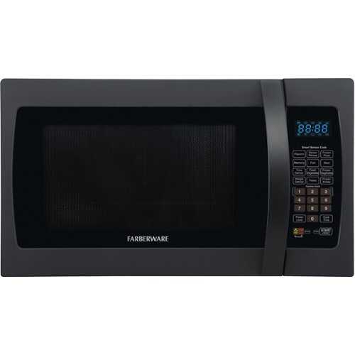 Rent to own Farberware - Professional 1.3 Cu. Ft. Countertop Microwave with Sensor Cooking - Frozen black