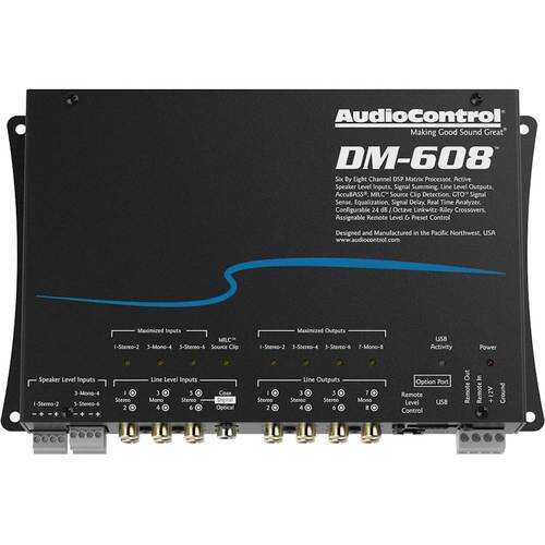Rent to own AudioControl - 8-Channel Digital Matrix Processor - Black