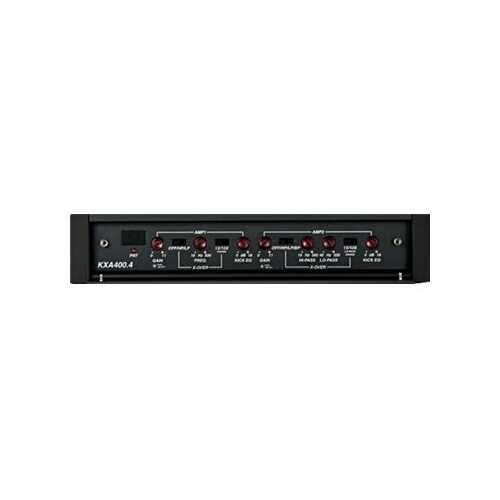 Rent to own KICKER - KX Series Class D Bridgeable Multichannel Amplifier with Variable Crossovers - Black