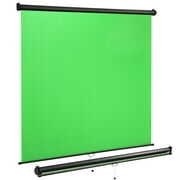 Rent to own Instahibit 73" x 82" Retractable Green Screen Backdrop Chromakey Wall Ceiling Mountable Pull Down