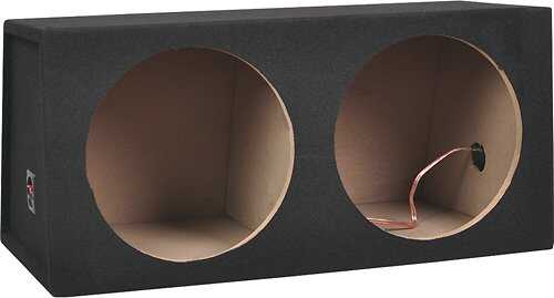 Rent to own Metra - 10" Dual Sealed Subwoofer Enclosure - Charcoal