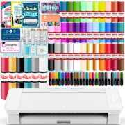 Rent to own Silhouette White Cameo 4 with Advanced Blade Pack, 38 Oracal Sheets, Siser HTV