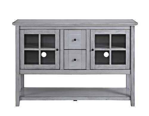 Rent to own Walker Edison - Transitional TV Stand / Buffet for TVs up to 55" - Antique Gray