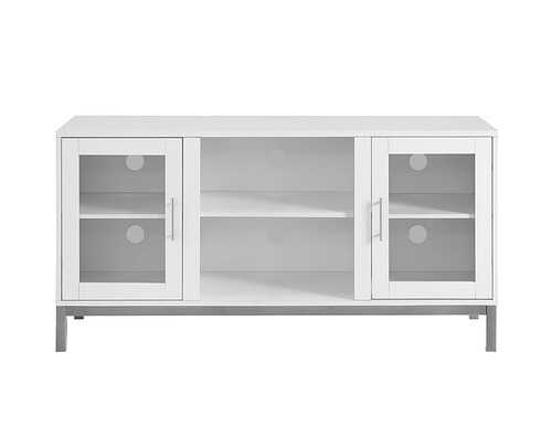 Rent to own Walker Edison - Urban Modern TV Stand for Most TVs Up to 60" - White Oak