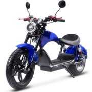 Rent to own MotoTec Raven 60v 30ah 2500w Lithium Electric Scooter Blue