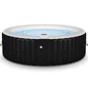 Rent to own Goplus 6 Person Portable Inflatable Massage Spa Hot Tub, Black