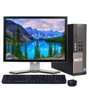 Rent to own Dell Optiplex SFF Desktop Computer Intel Core i5 Processor 8GB 500GB Windows 10 with 24" LCD Monitor Keyboard and Mouse - Refurbished