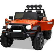 Rent to own Hikiddo 12V 2-Seater Kids Ride On Car Truck w/ Remote Control, LED Lights, Music