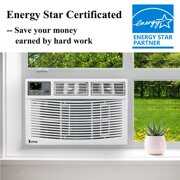 Rent to own Winado 10000BTU 110V Window Air Conditioner With LCD Display And Remote Control, White