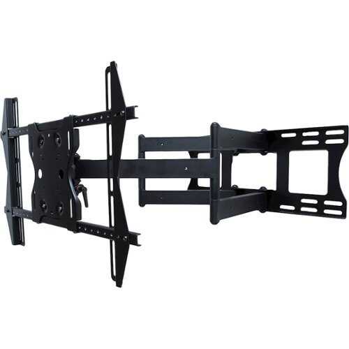 Rent to own SunBriteTV - Outdoor Tilting TV Wall Mount for Most 37" - 80" TVs - Extends 30.7" - Powder coated black