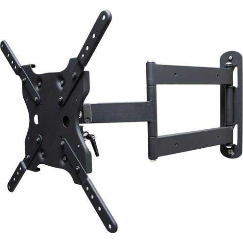 Rent to own SunBriteTV - Outdoor Tilting TV Wall Mount for Most 43" - 65" TVs - Extends 24.4" - Powder coated black
