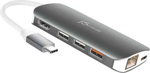 Rent to own j5create - USB-C Multi Adapter for Mac, PC and More - Silver