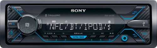 Sony - In-Dash Digital Media Receiver - Built-in Bluetooth - Satellite Radio-ready - Black