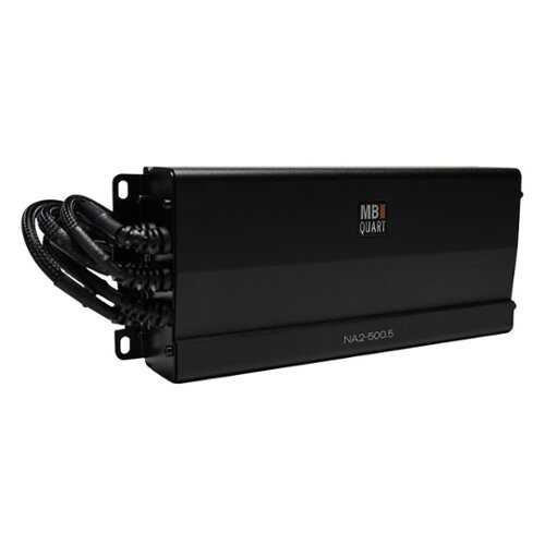 Rent to own MB Quart - 500W Class D Digital Multichannel MOSFET Amplifier with Variable Low-Pass Crossover - Black