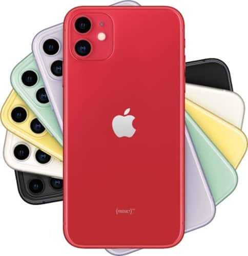 Rent to own Apple - iPhone 11 with 128GB Memory Cell Phone (Unlocked) - (PRODUCT)RED