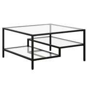 Rent to own Evelyn&Zoe Contemporary Blackened Bronze Square Coffee Table