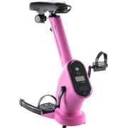 Rent to own Hit Notion Upright Training X-Bike With Magnetic Resistance - Exercise Cycling Bicycle For Cardiac Aerobic Exercise, Pink - Keep Fit At Work Or Home - 8 Gears - Digital Display - Arm Rest - Non-Slip Pedals