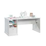 Rent to own Better Homes & Gardens Craftform Sewing and Craft Table, White Finish