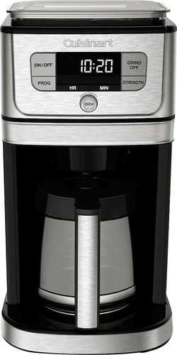 Rent to own Cuisinart - Burr Grind & Brew 12-Cup Coffee Maker - Black/Stainless