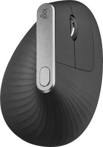 Rent to own Logitech - MX Vertical Advanced Wireless Optical Mouse with Ergonomic design - Graphite