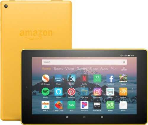 Rent to own Amazon - Fire HD 8 - 8" - Tablet - 16GB 8th Generation, 2018 Release - Canary Yellow