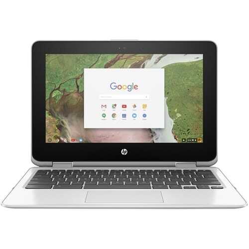 Rent to own HP - 2-in-1 11.6" Touch-Screen Chromebook - Intel Celeron - 4GB Memory - 64GB eMMC Flash Memory - Snow White