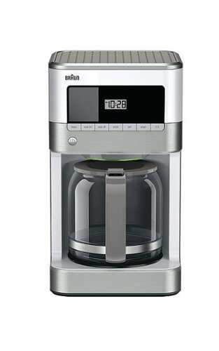 Rent to own Braun - BrewSense 12-Cup Coffee Maker - Stainless Steel/White