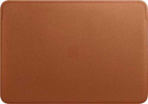 Rent to own Apple - Leather Sleeve for 16-inch MacBook Pro - Saddle Brown