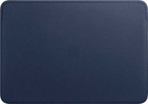Rent to own Apple - Leather Sleeve for 16-inch MacBook Pro - Midnight Blue
