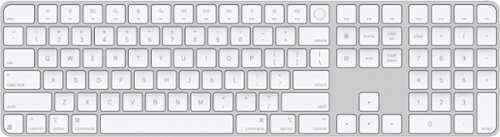 Rent to own Magic Keyboard with Touch ID and Numeric Keypad for Mac models with Apple silicon (USB-C) - White Keys