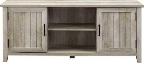 Rent to own Walker Edison - Modern Farmhouse TV Stand for Most TVs Up to 64" - White Oak
