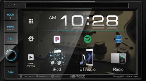 Rent to own Kenwood - 6.2" - Built-in Bluetooth - In-Dash CD/DVD/DM Receiver - Black