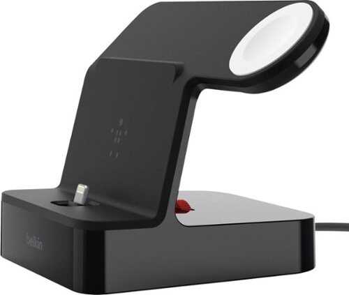 Rent to own Belkin - PowerHouse Charging Dock for iPhone and Apple Watch - Black