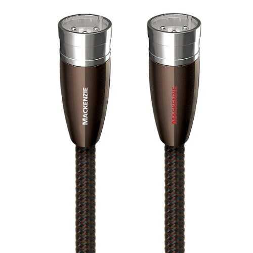Rent to own AudioQuest - Mackenzie XLR > XLR 1.6' Analog Audio Interconnect Cable - Brown on Black