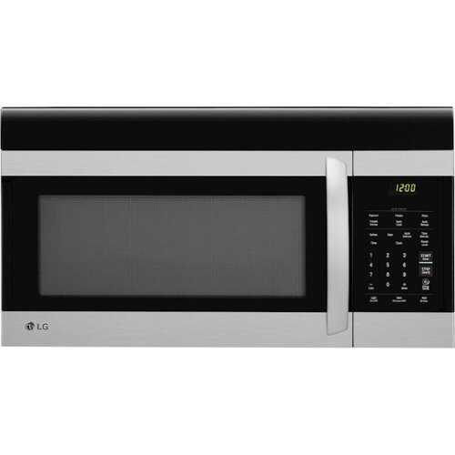 Rent to own LG - 1.7 Cu. Ft. Over-the-Range Microwave - Stainless steel