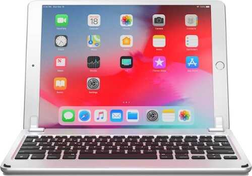 Rent to own Brydge - Series II Wireless Keyboard for Apple® iPad® Air (2019) and 10.5-inch iPad Pro - Silver