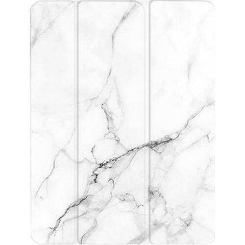 Rent to own SaharaCase - Custom Design Smart Folio Case for Apple® iPad® Pro 12.9" (4th Generation 2020) - White Marble