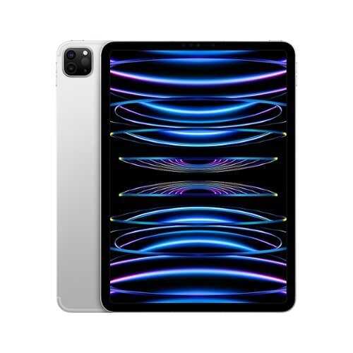 Rent To Own - Apple - 11-Inch iPad Pro (4th Generation) with Wi-Fi + Cellular - 512GB - Silver