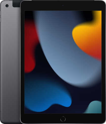 Apple - 10.2-Inch iPad (Latest Model) with Wi-Fi + Cellular - 64GB - Space Gray (Verizon)